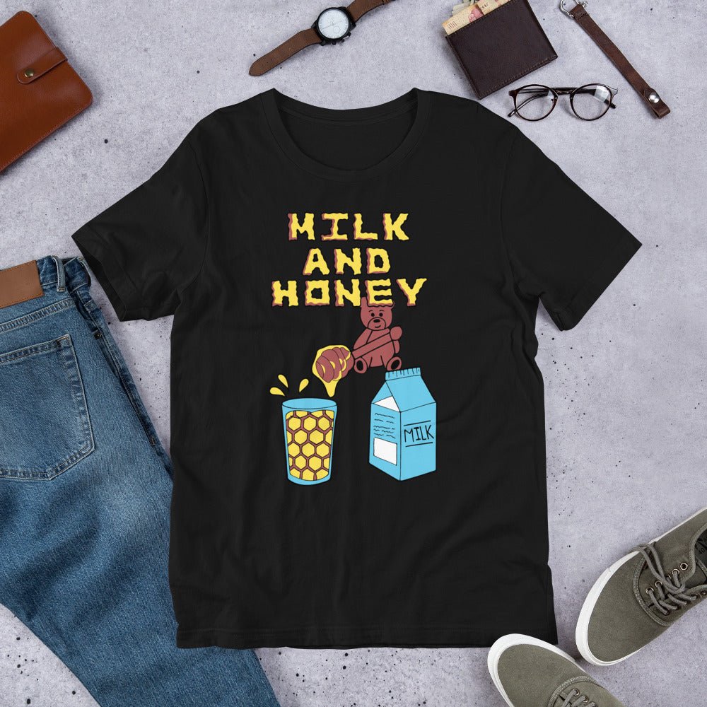 Milk & Honey Bear Black T-Shirt - The Phi Concept