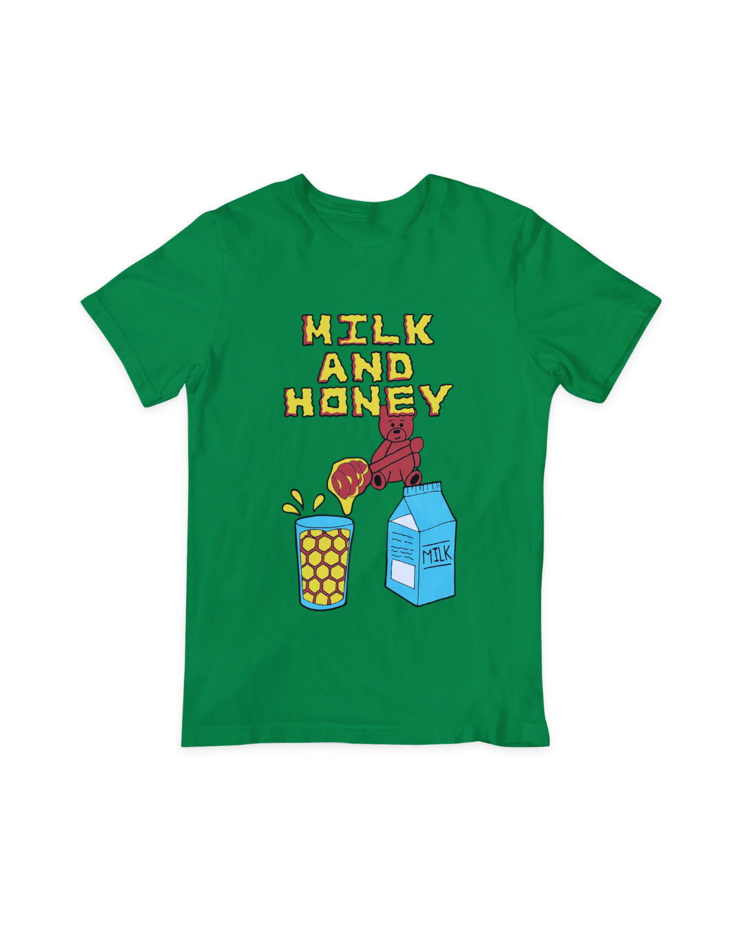 Milk & Honey Bear Green T-Shirt