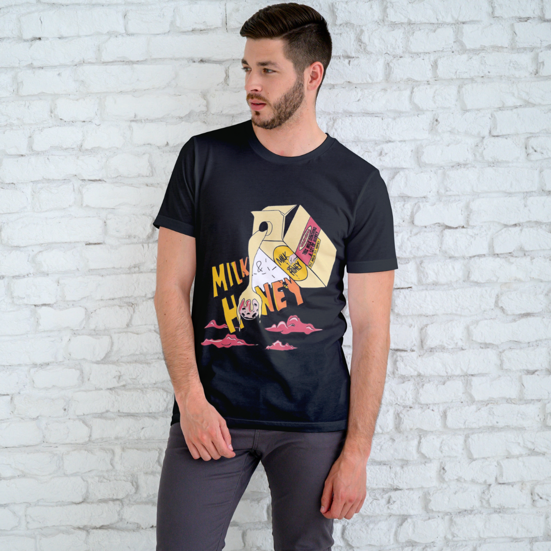 Milk & Honey Fresh Black T-Shirt - The Phi Concept