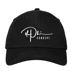 Black The Phi Concept Embroidered Hat - The Phi Concept