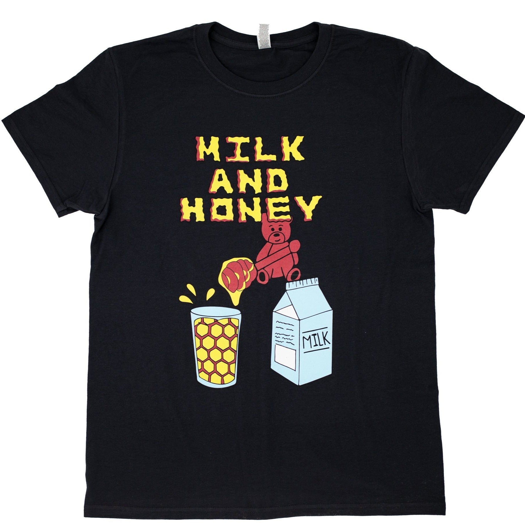 Milk & Honey Bear Black T-Shirt - The Phi Concept