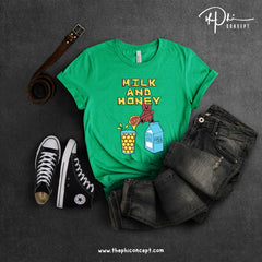 Milk & Honey Bear Green T-Shirt - The Phi Concept