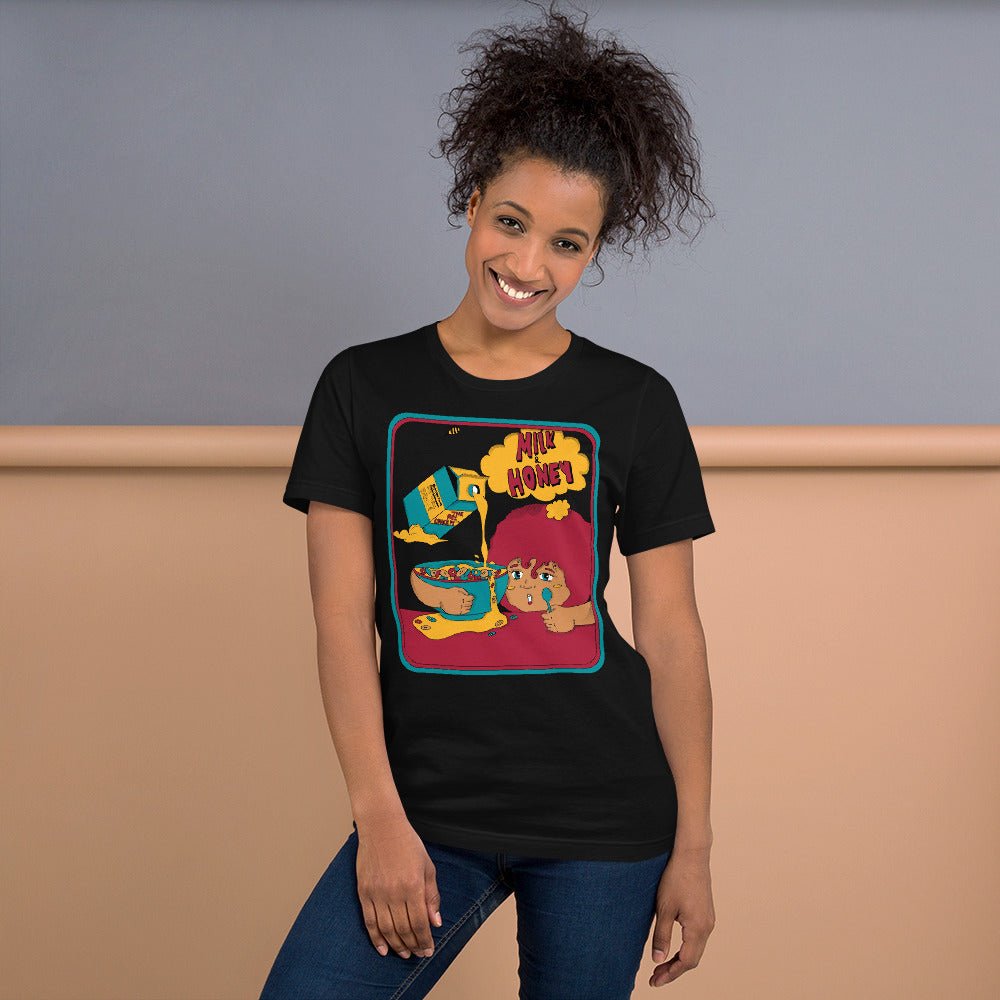 Milk & Honey Cereal Black T-Shirt - The Phi Concept