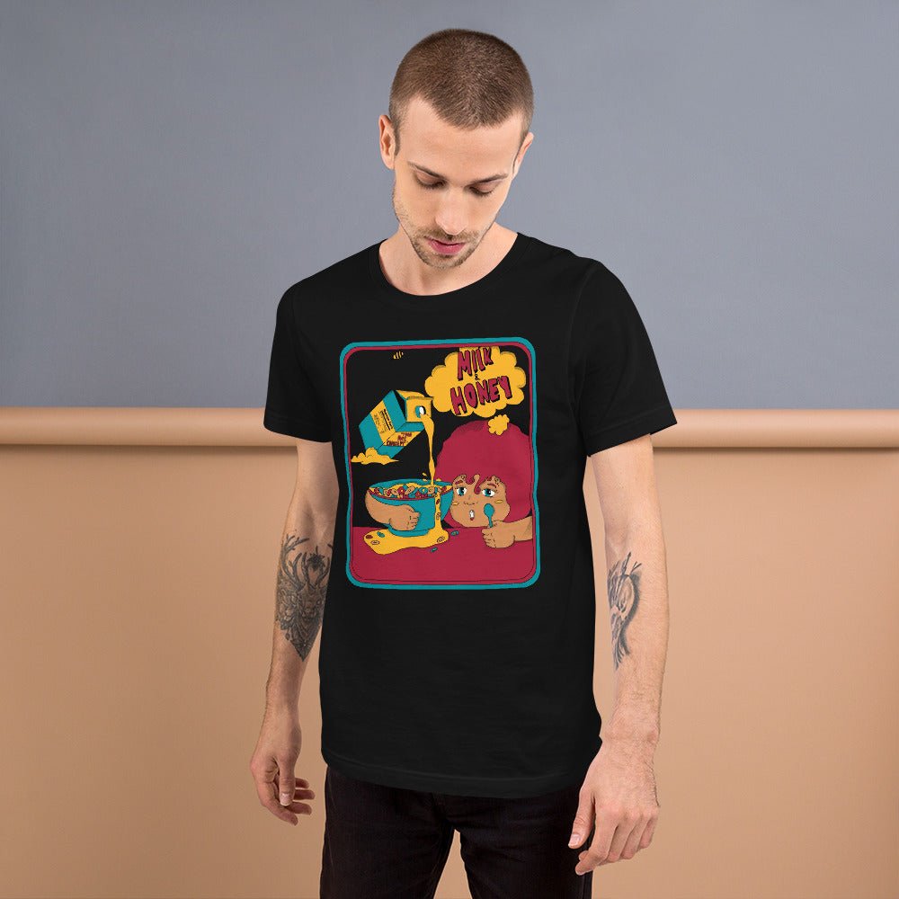 Milk & Honey Cereal Black T-Shirt - The Phi Concept