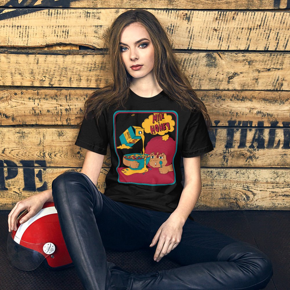 Milk & Honey Cereal Black T-Shirt - The Phi Concept