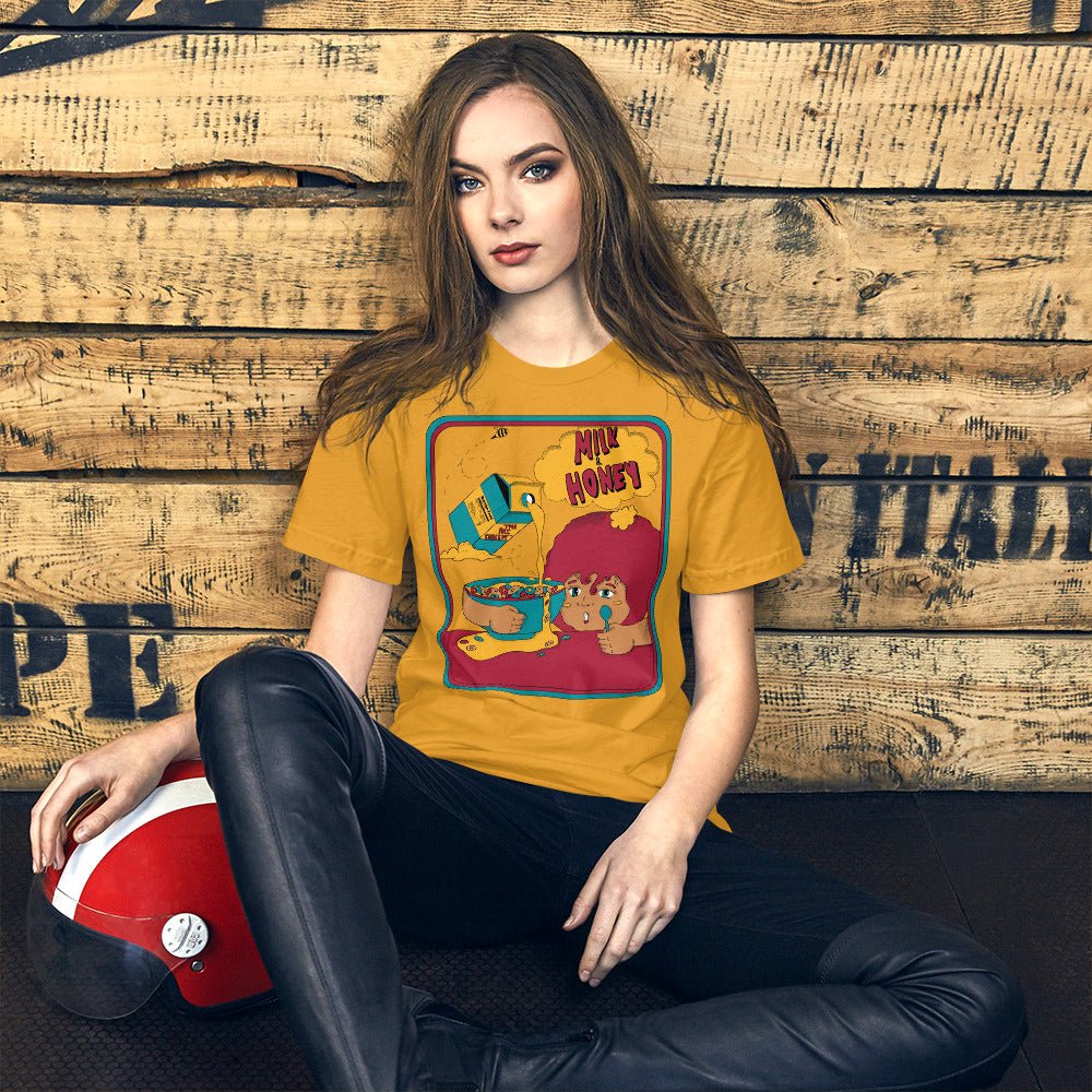 Milk & Honey Cereal Gold T-Shirt - The Phi Concept