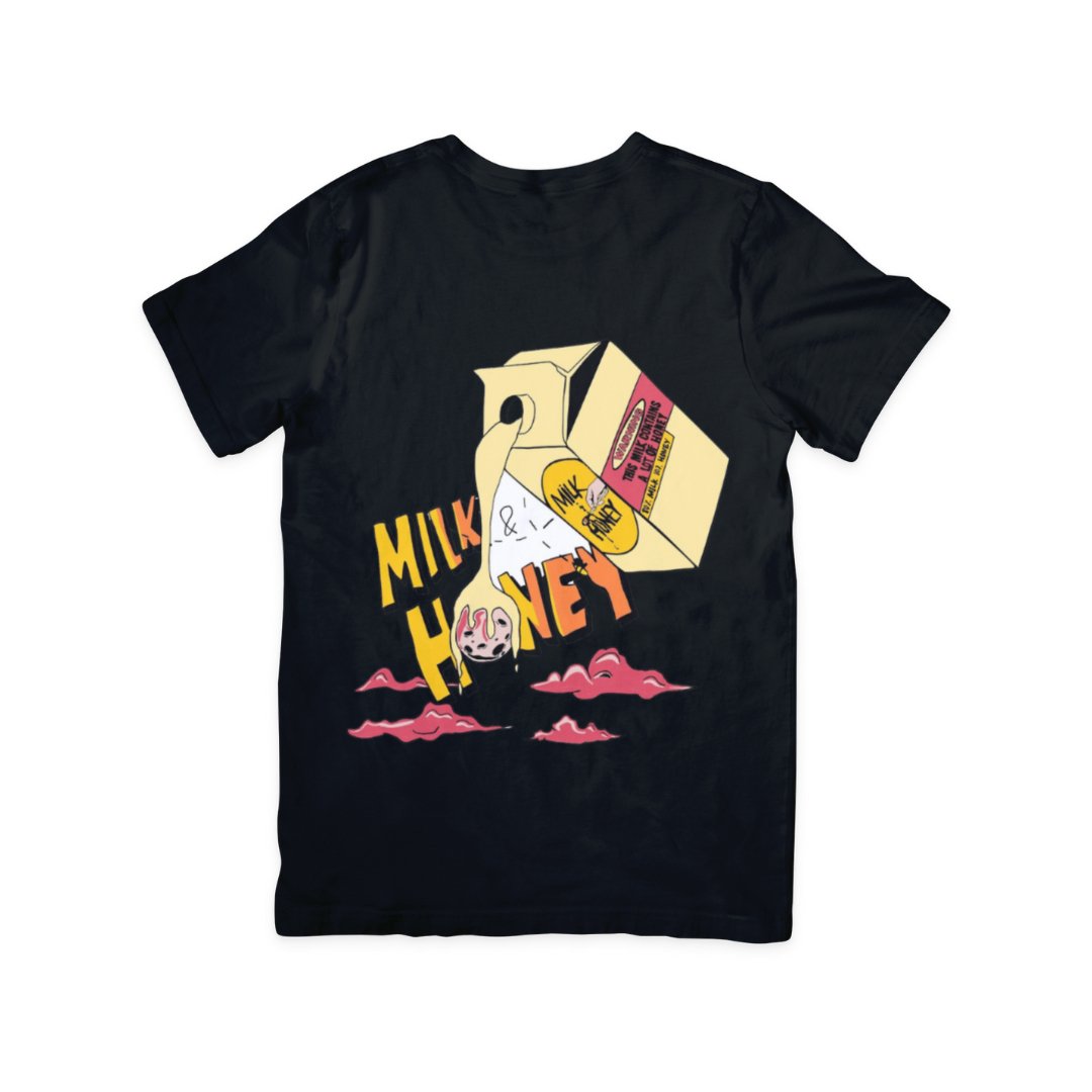 Milk & Honey Fresh Black T-Shirt - The Phi Concept