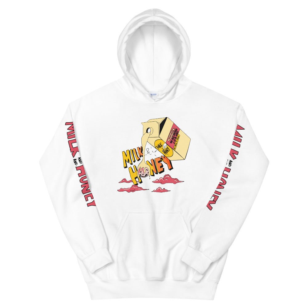 Milk & Honey Fresh White Hoodie - The Phi Concept