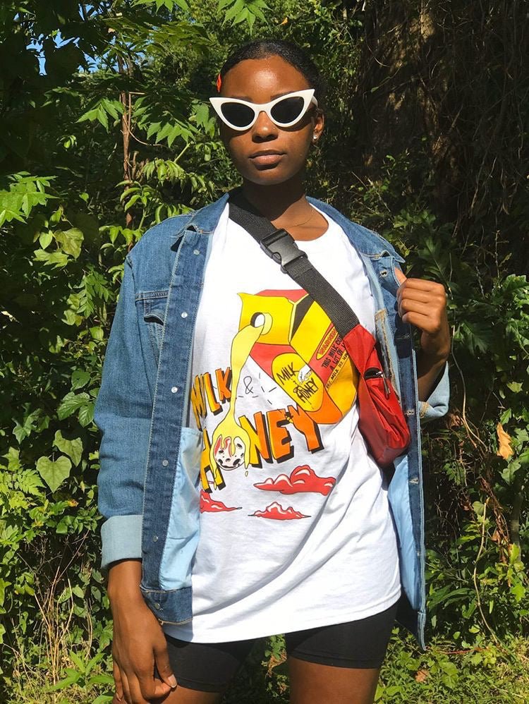 Milk & Honey Fresh White T-Shirt - The Phi Concept