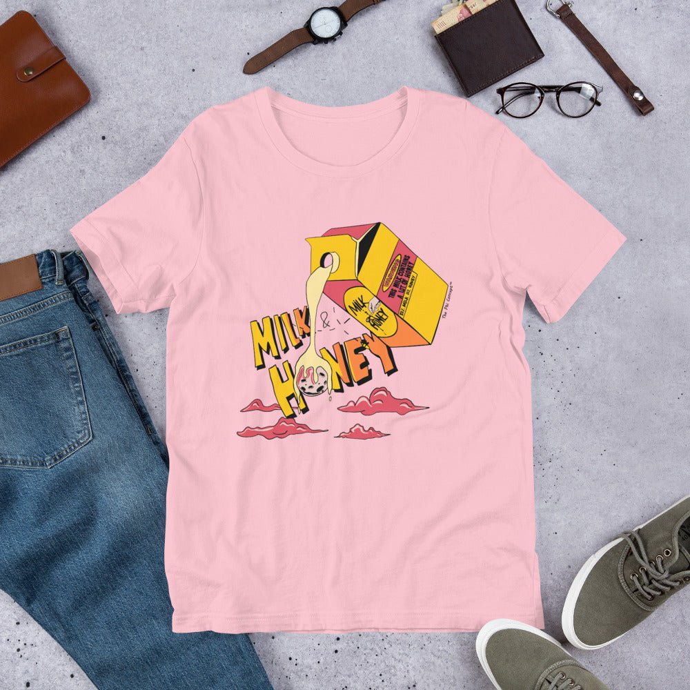 Milk & Honey Pink T-Shirt - The Phi Concept