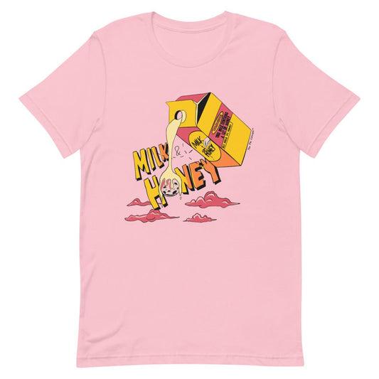 Milk & Honey Pink T-Shirt - The Phi Concept