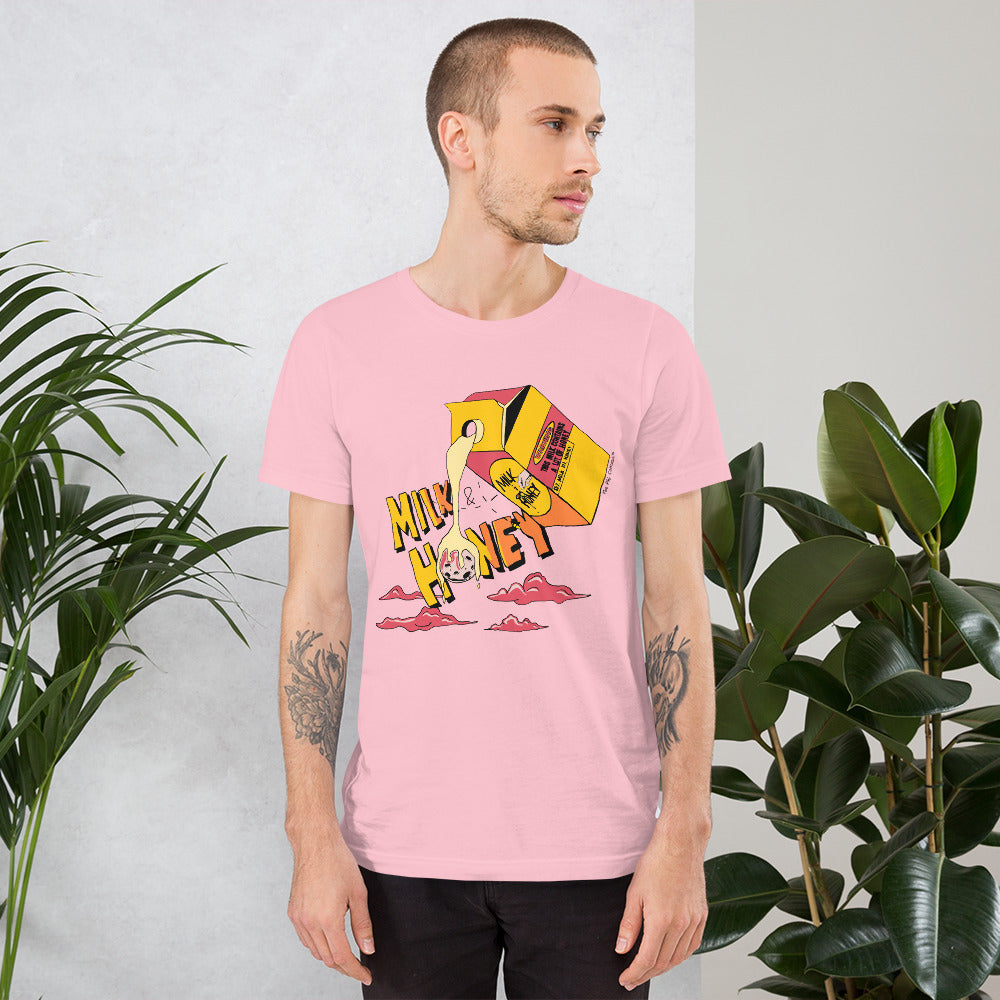 Milk & Honey Pink T-Shirt - The Phi Concept