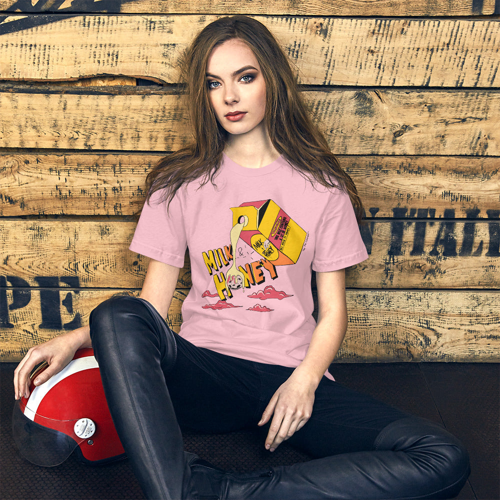 Milk & Honey Pink T-Shirt - The Phi Concept