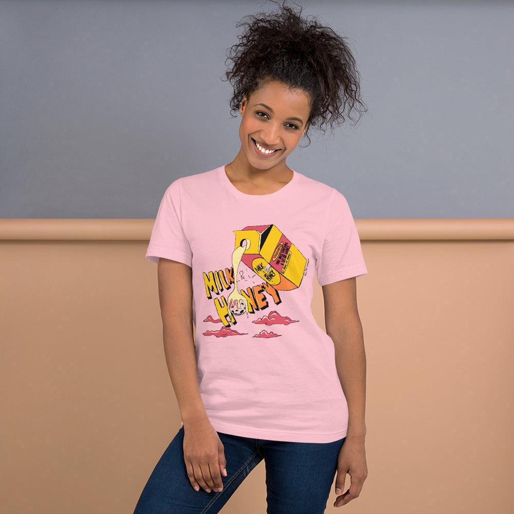 Milk & Honey Pink T-Shirt - The Phi Concept