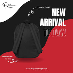 The Phi Concept Liberty Black Backpack - The Phi Concept