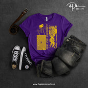 The Phi Concept™ Monochrome Lavender T-Shirt - The Phi Concept