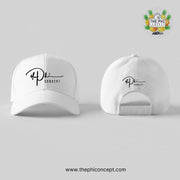 White The Phi Concept Embroidered Hat - The Phi Concept